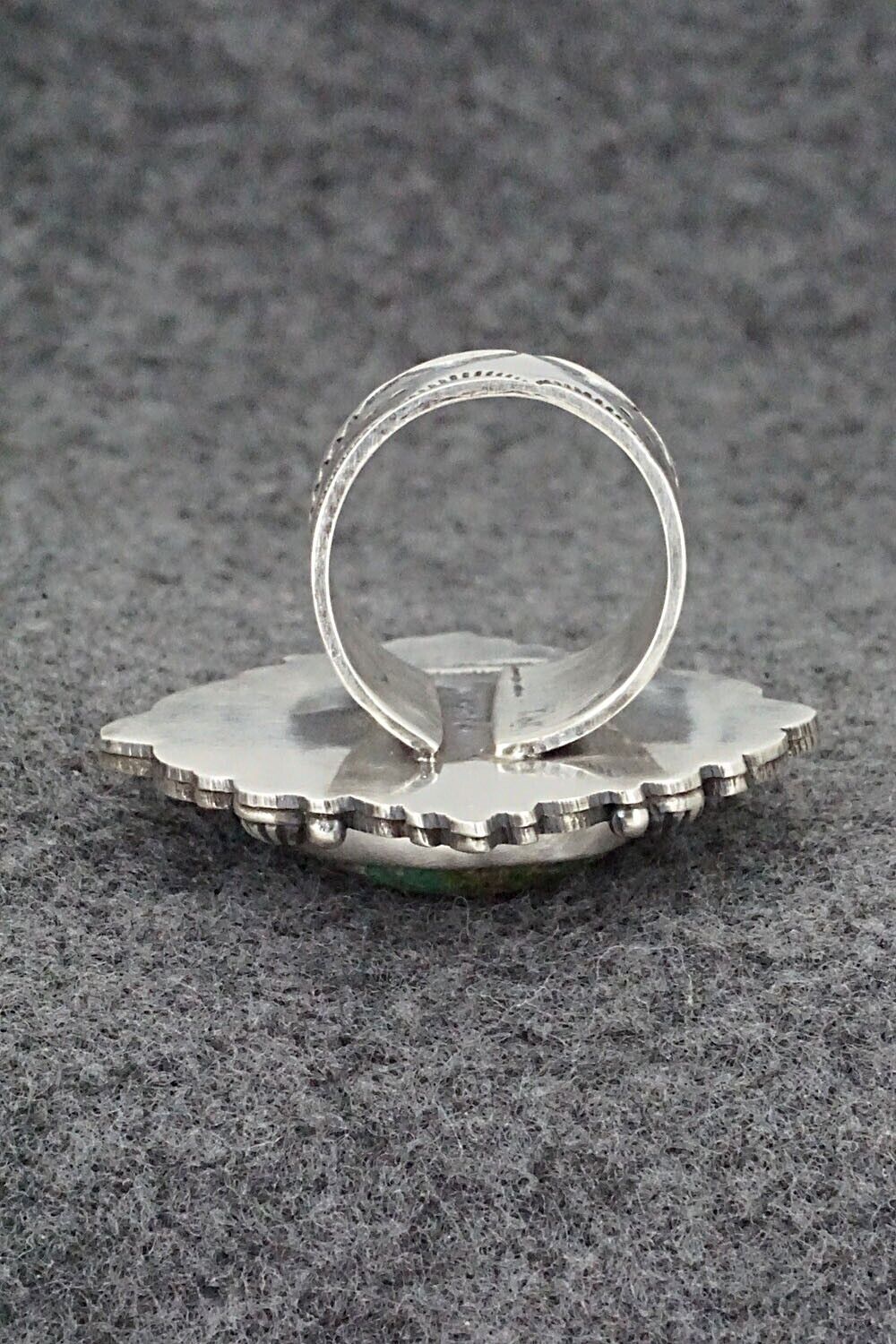 Turquoise & Sterling Silver Ring - Rosita Calladitto - Size 7