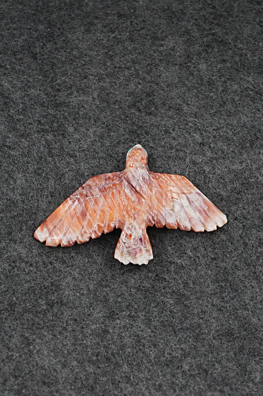 Eagle Zuni Fetish Carving - Erick Lonjose