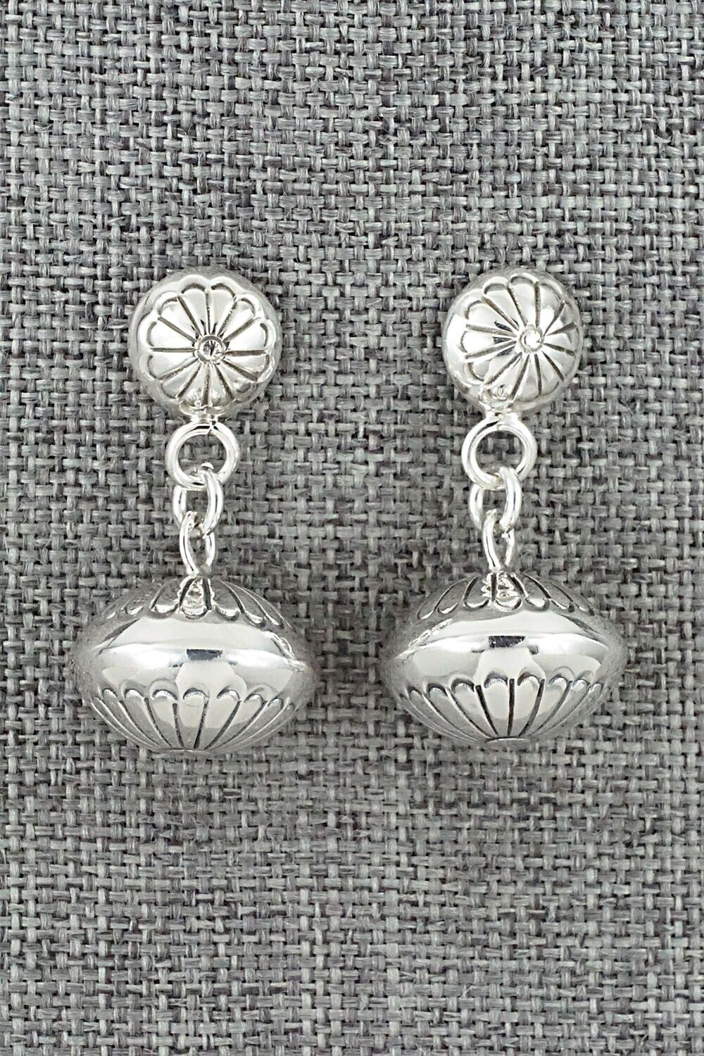 Sterling Silver Earrings - Marie Yazzie