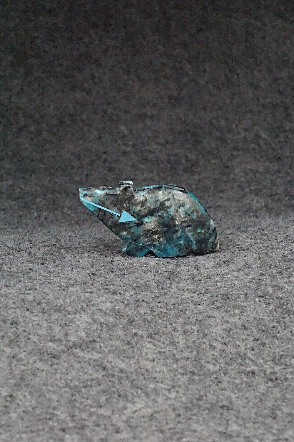 Wolf Zuni Fetish Carving - Abby Quam Panteah
