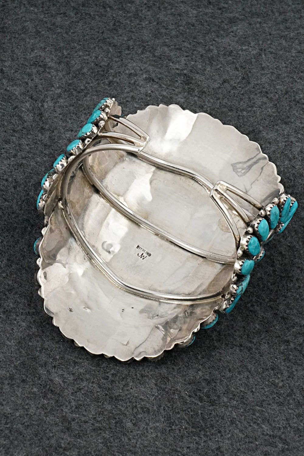 Turquoise & Sterling Silver Bracelet - Jesse Williams