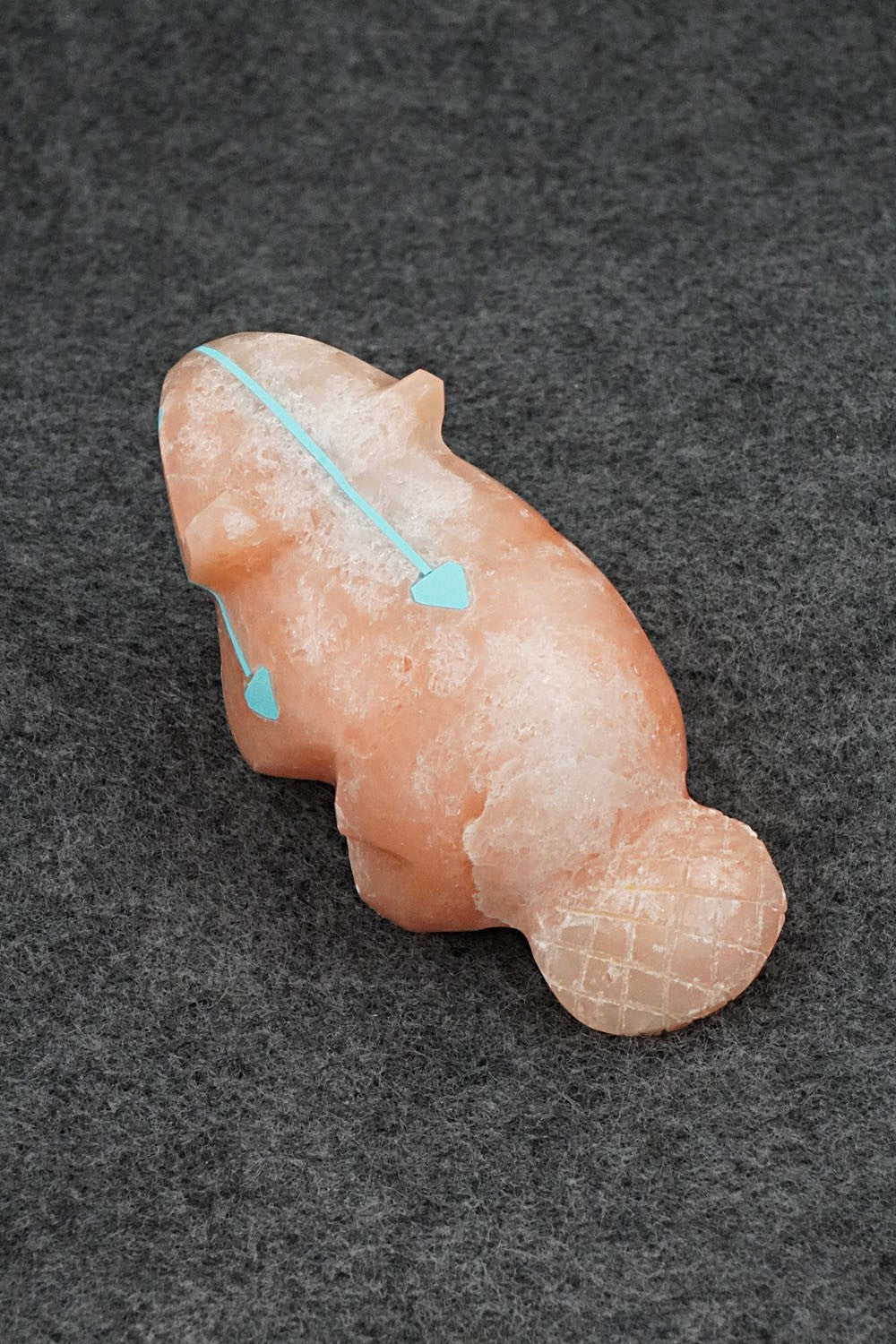Beaver Zuni Fetish Carving - Kenric Laiwakete