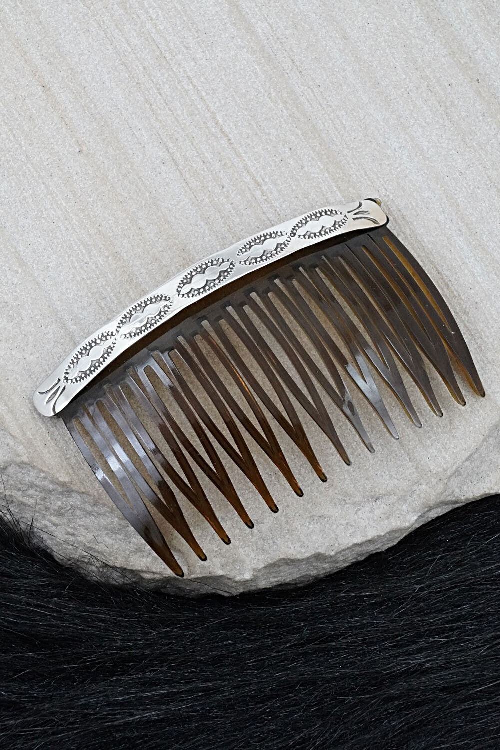 Sterling Silver Hair Combs - Bertha Begay