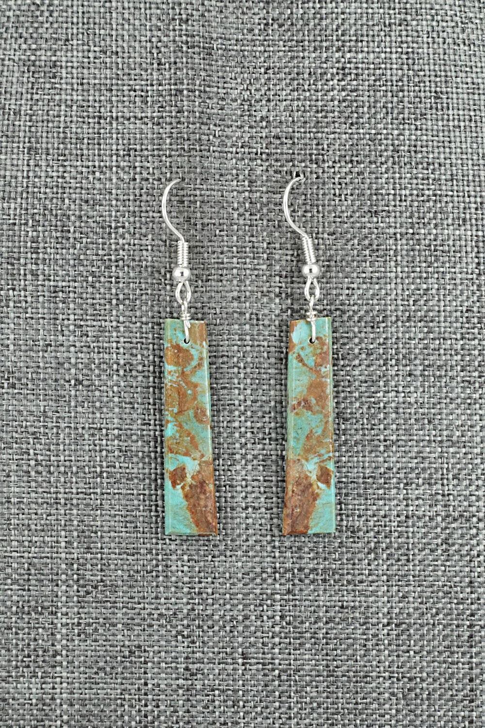 Turquoise & Sterling Silver Earrings - Tammy Nolcot