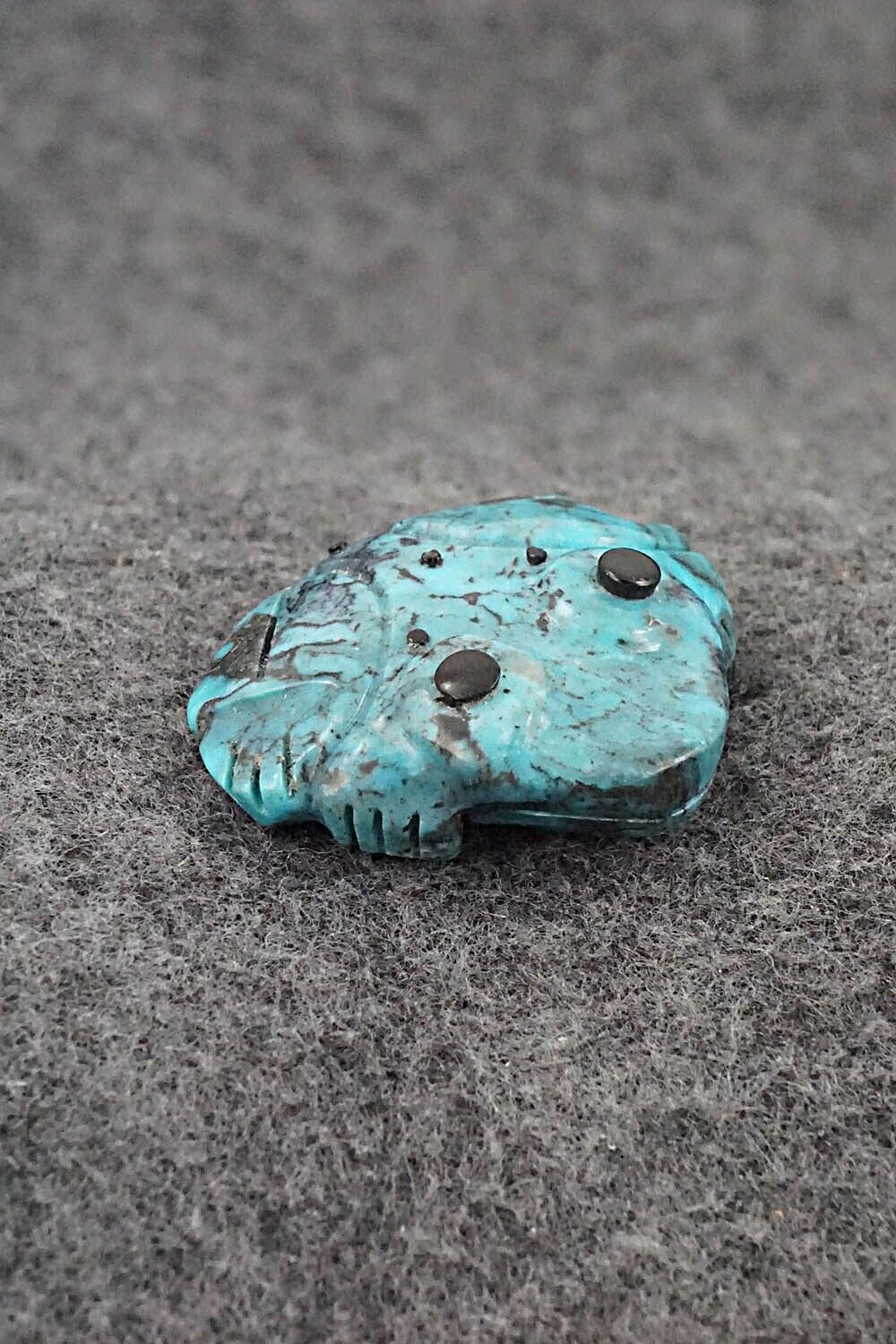 Frog Zuni Fetish Carving - Reynold Lunasee