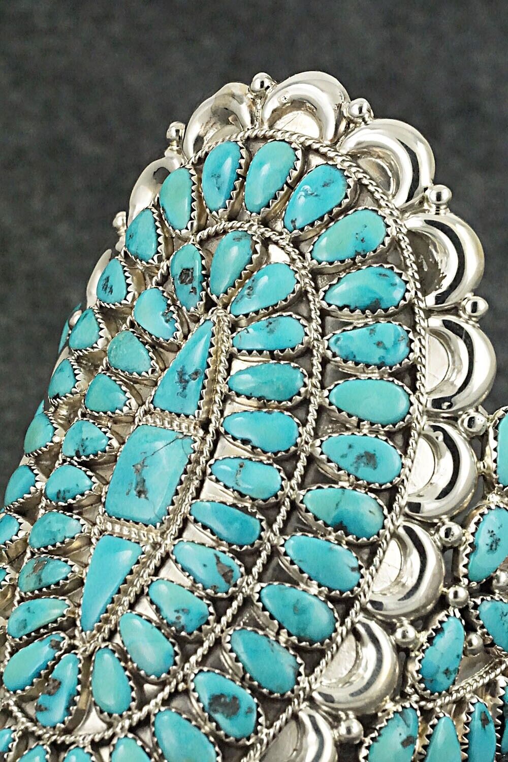 Turquoise & Sterling Silver Bracelet - Justin Wilson