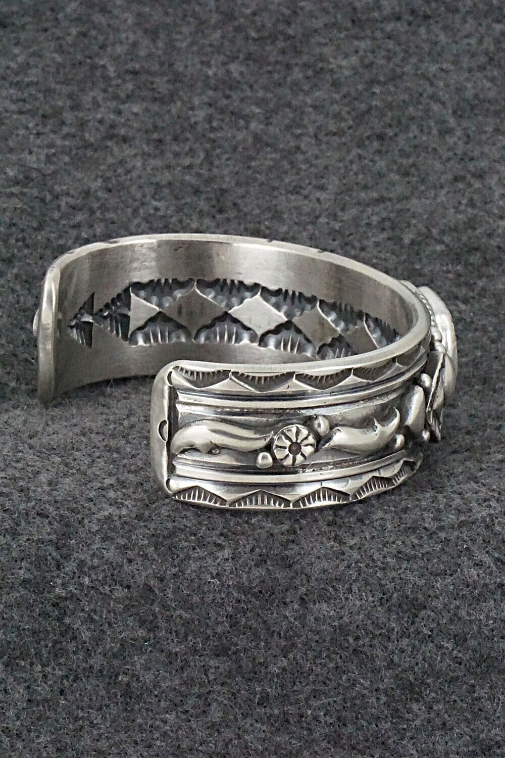 Turquoise & Sterling Silver Bracelet - Roland Dixson
