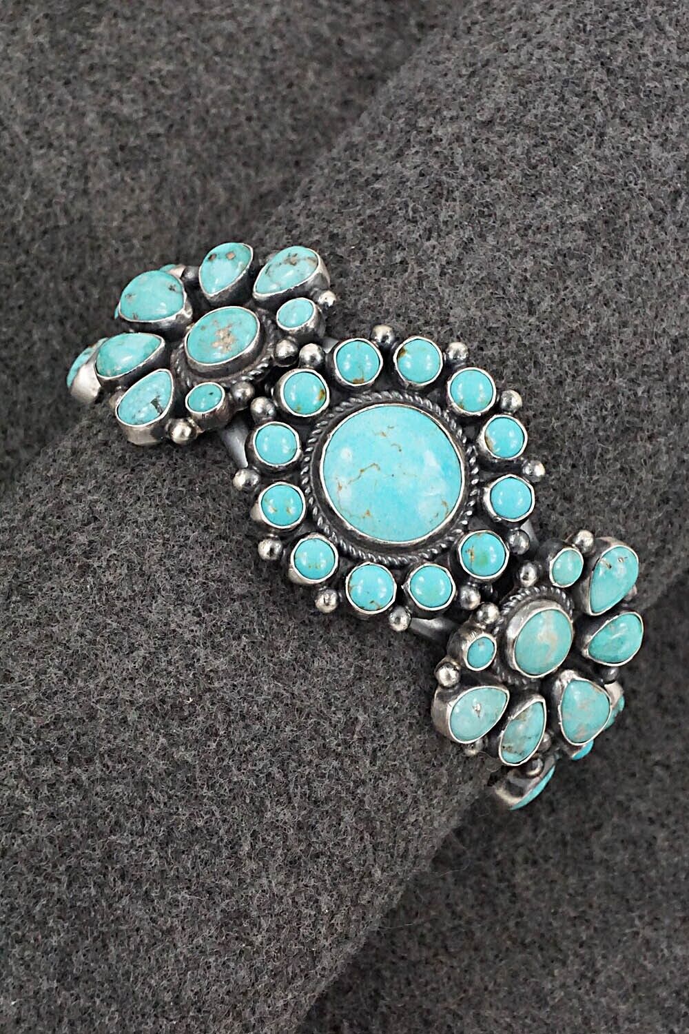 Turquoise & Sterling Silver Bracelet - Devin Brown