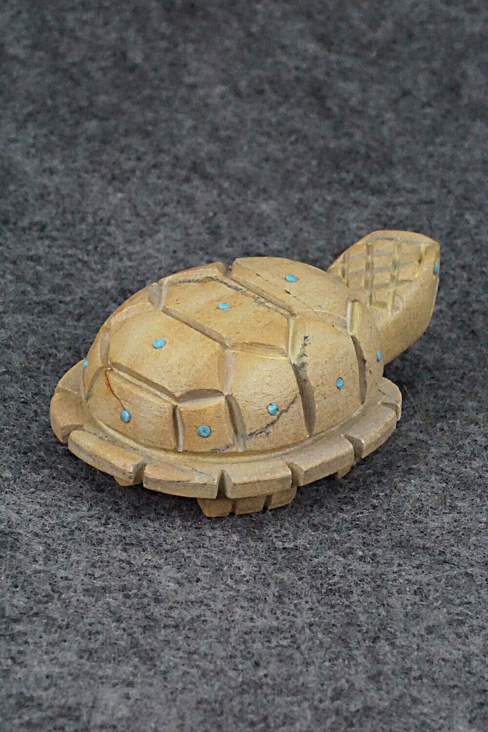 Tortoise Turtle Zuni Fetish Carving - Douglas Martza