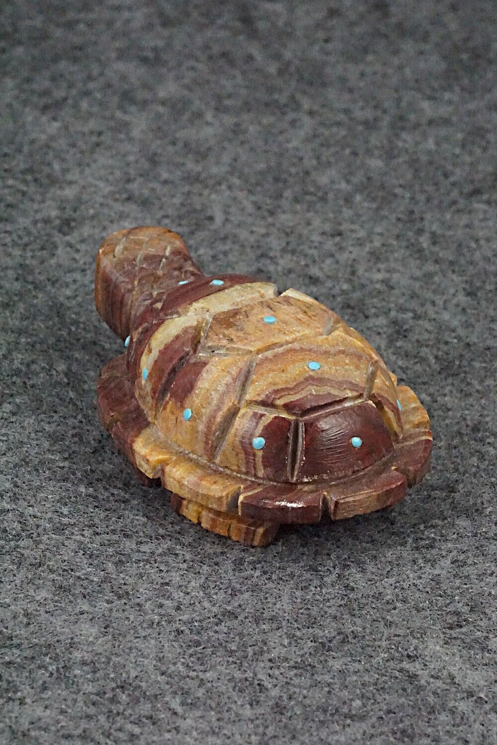 Tortoise Turtle Zuni Fetish Carving - Douglas Martza