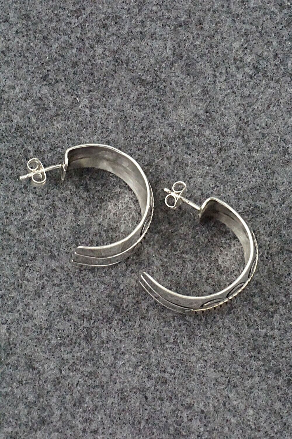 Sterling Silver & Gold Fill Hoop Earrings - Bruce Morgan