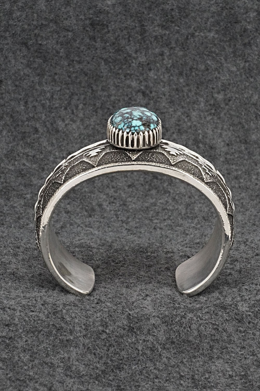 Turquoise & Sterling Silver Vintage Bracelet - Thomas Singer