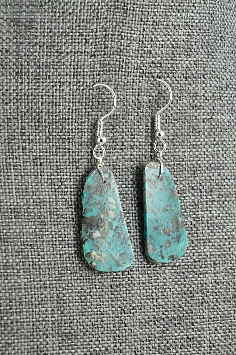 Turquoise & Sterling Silver Earrings - Tammy Nolcot