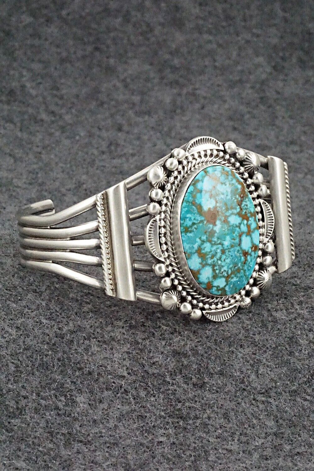 Turquoise & Sterling Silver Bracelet - Tom Lewis