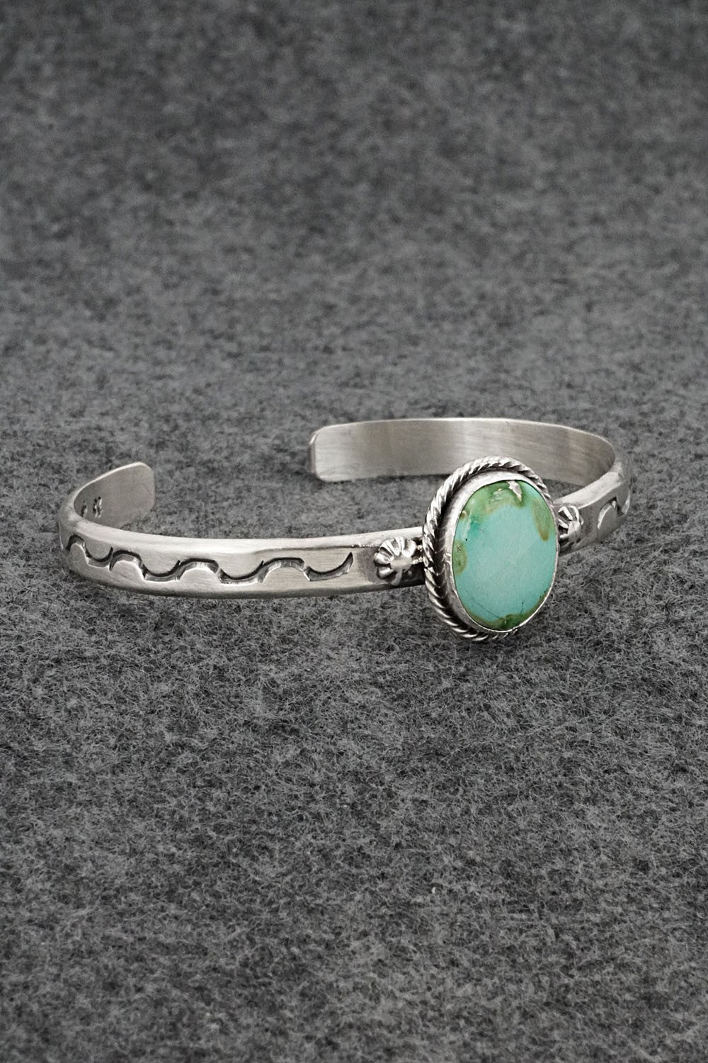Turquoise & Sterling Silver Bracelet - Samuel Yellowhair