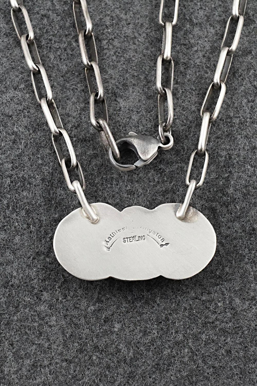Turquoise & Sterling Silver Necklace - Kathleen Livingston