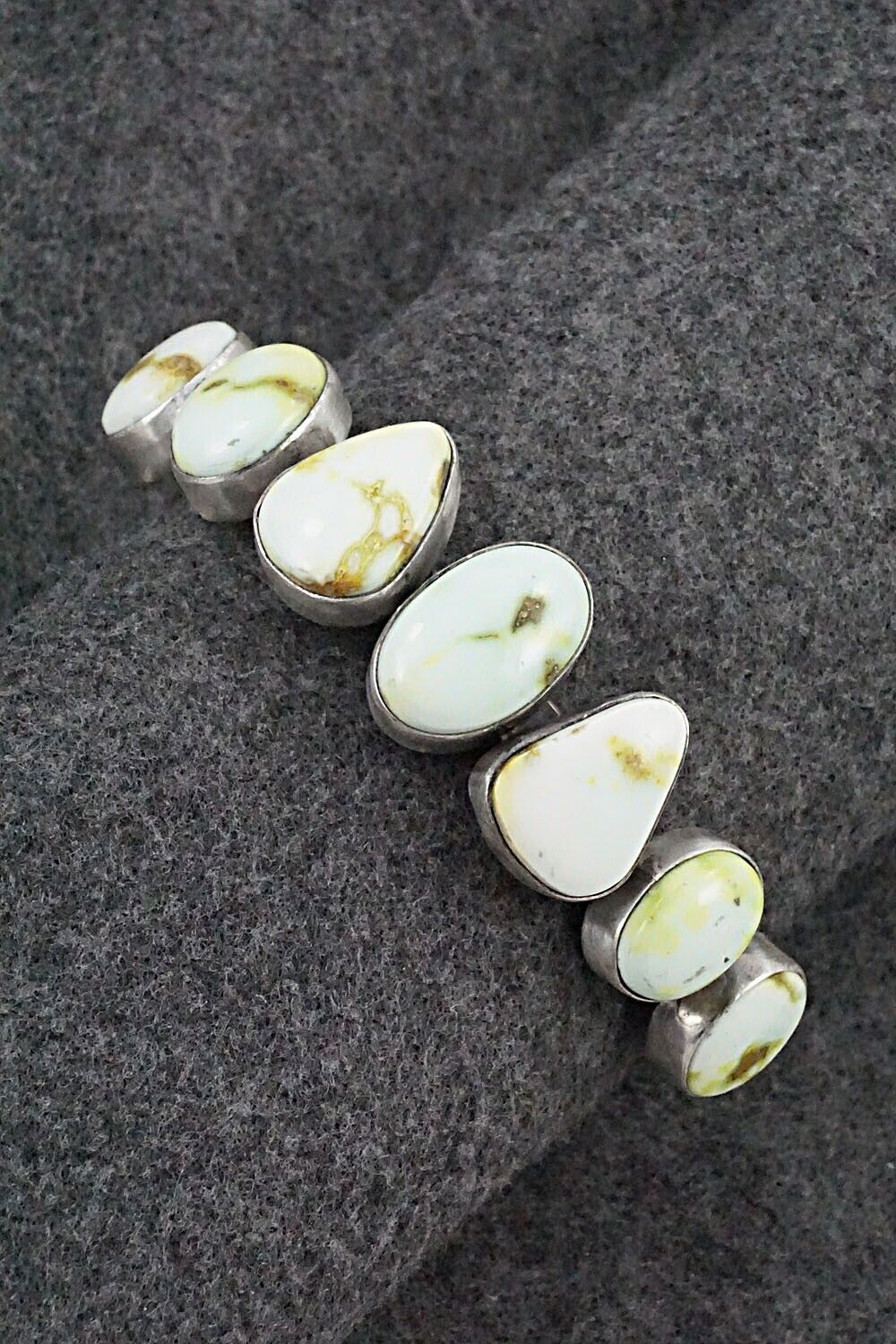 Variscite & Sterling Silver Bracelet - Tom Lewis