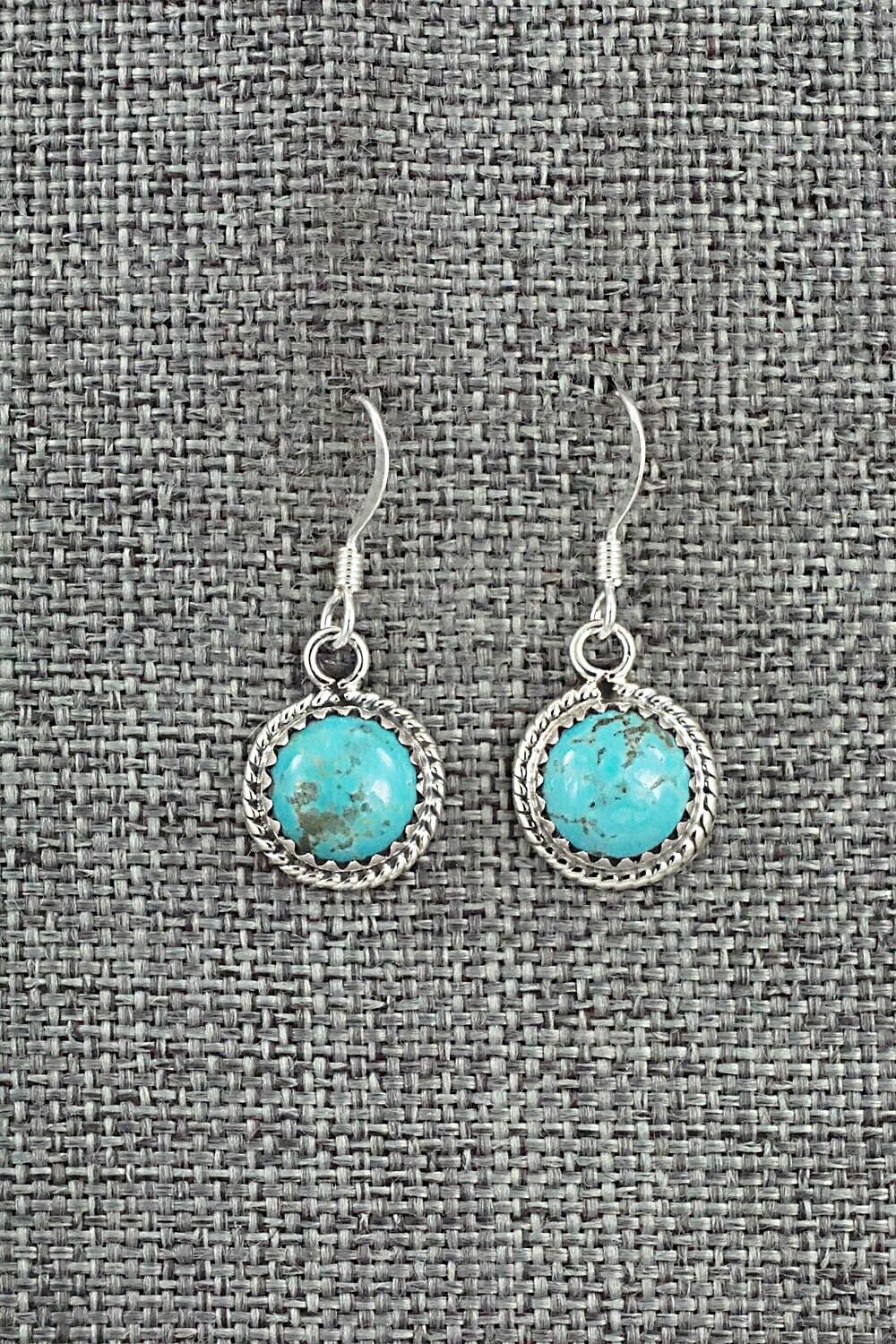 Turquoise & Sterling Silver Earrings - Sharon McCarthy