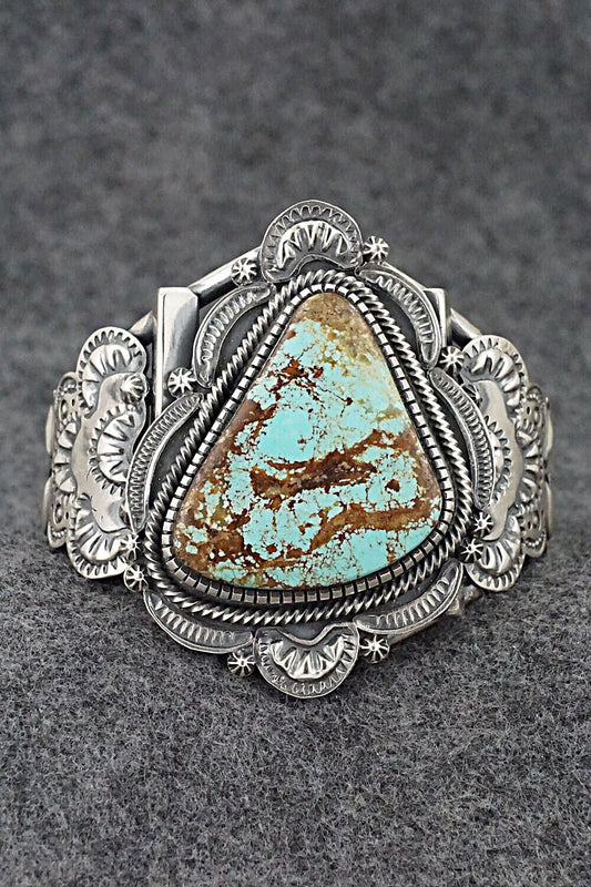 Turquoise & Sterling Silver Bracelet - Hank Vandever