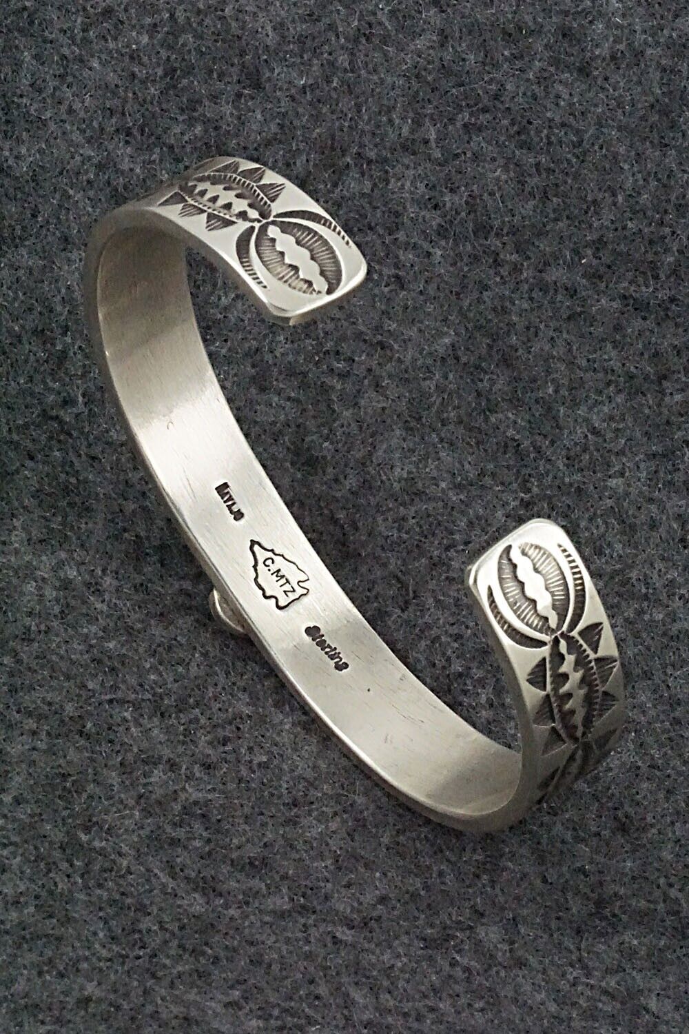 Turquoise and Sterling Silver Bracelet - Calvin Martinez