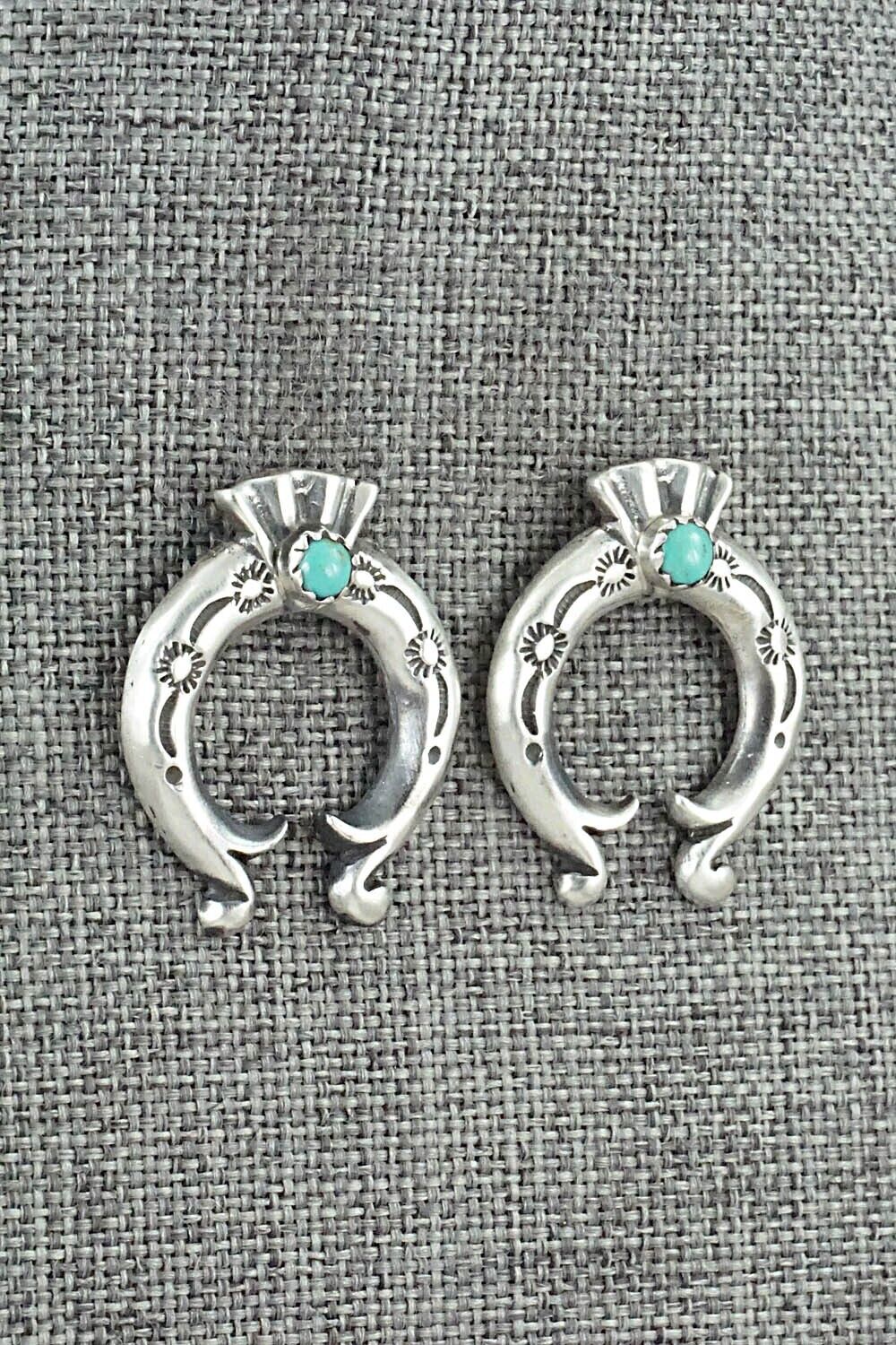 Turquoise & Sterling Silver Earrings - Paige Gordon