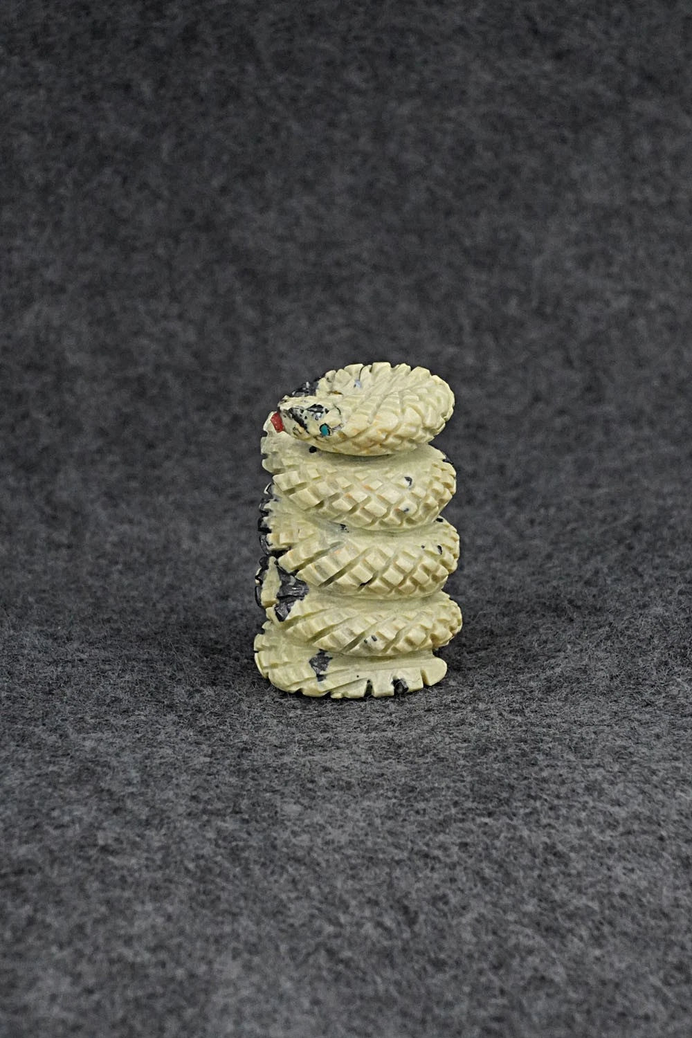 Rattlesnake Zuni Fetish Carving - Todd Etsate