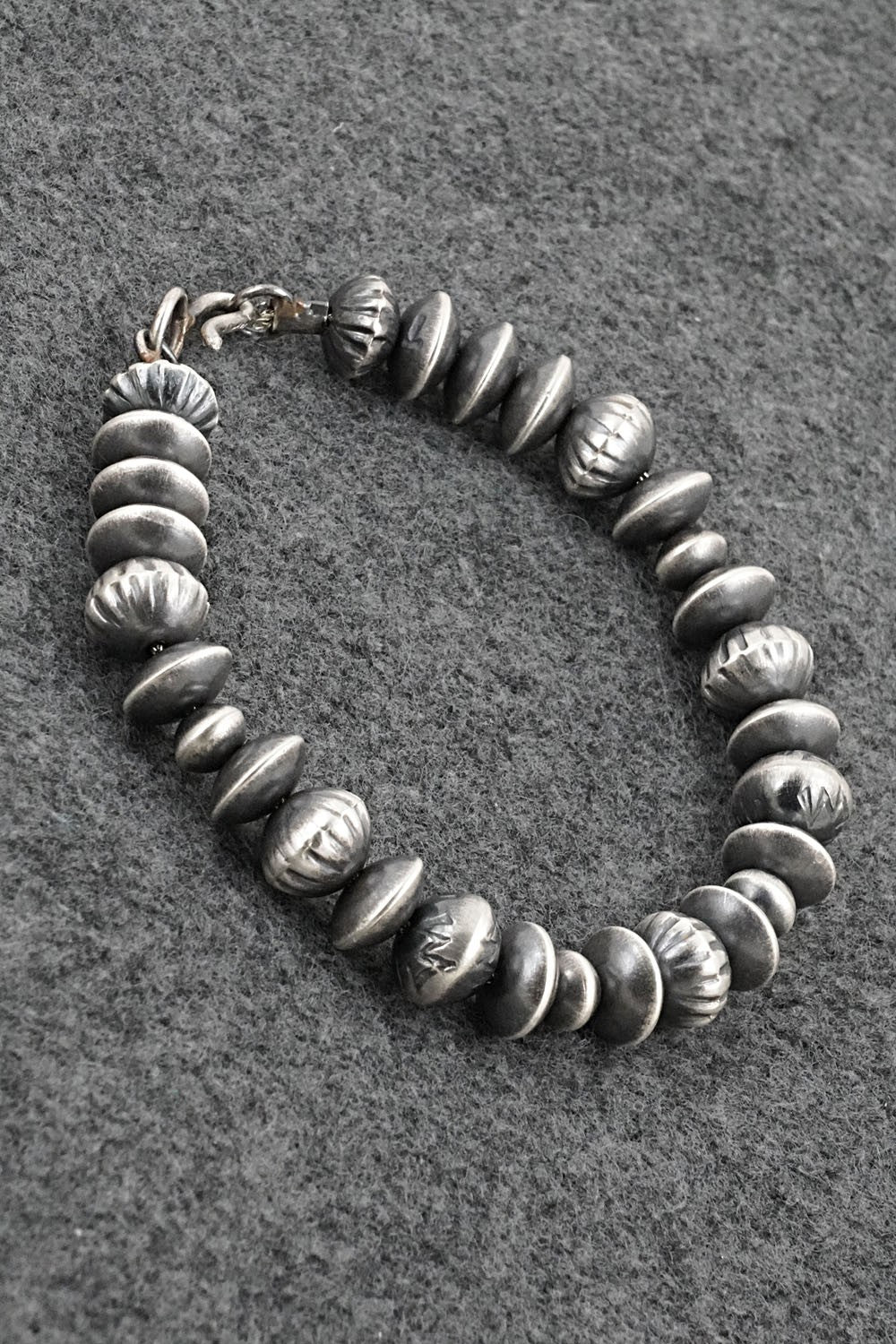 Sterling Silver Navajo Pearl Bracelet - Tonisha Haley