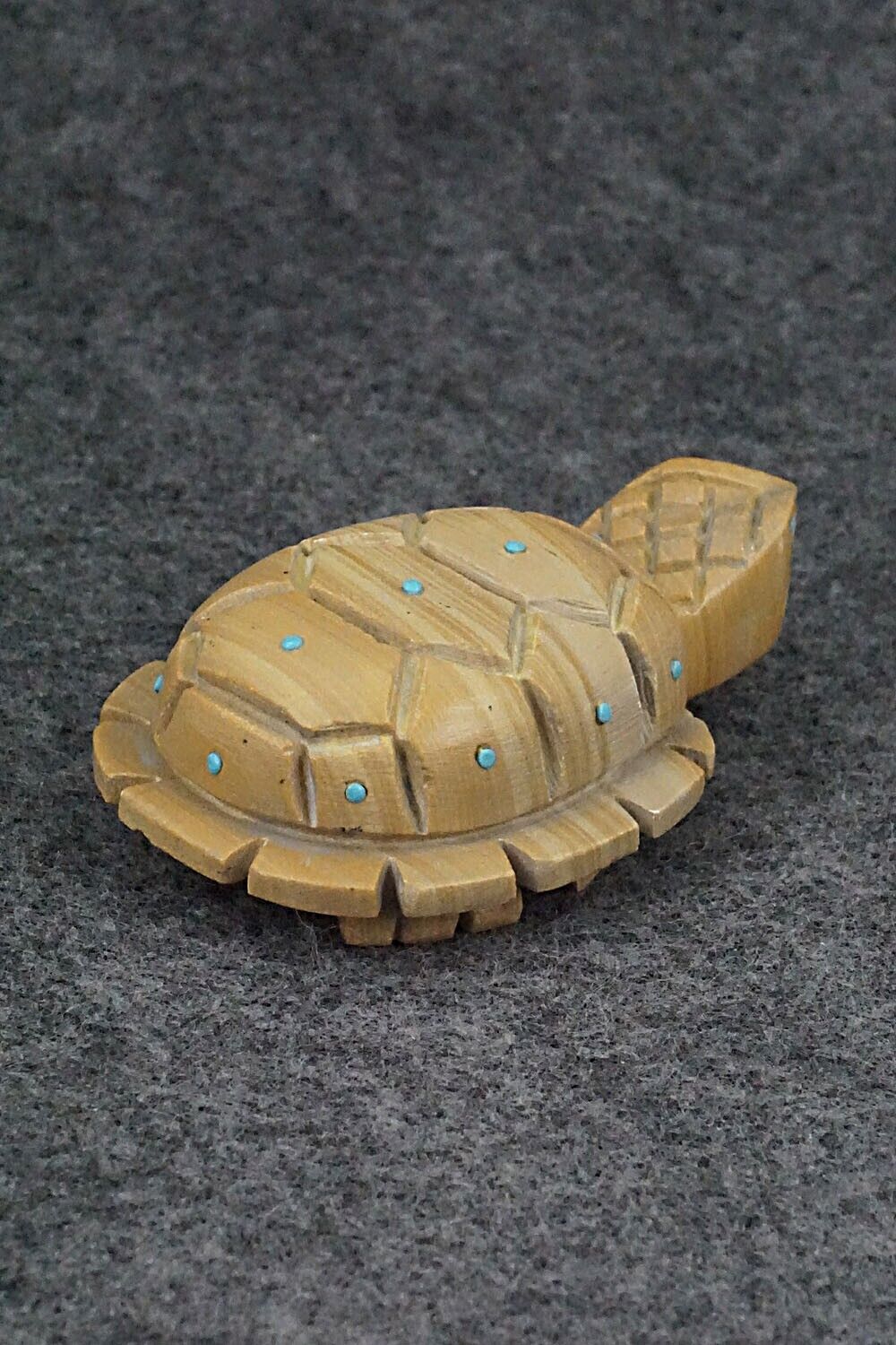 Tortoise Turtle Zuni Fetish Carving - Douglas Martza