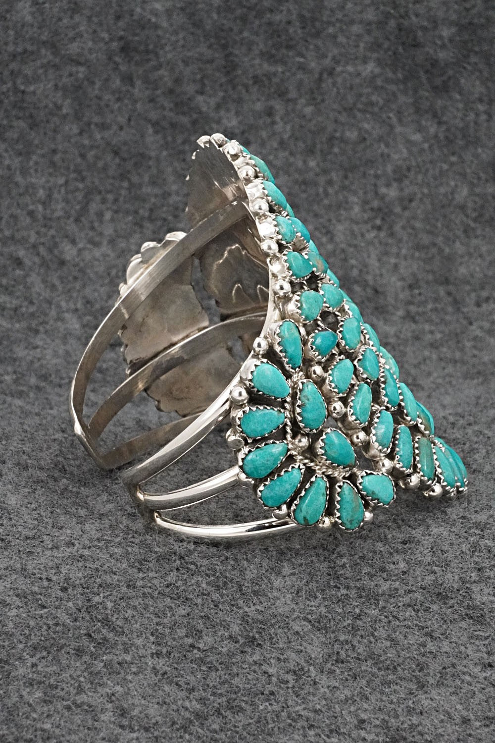 Turquoise & Sterling Silver Bracelet - Eunice Wilson