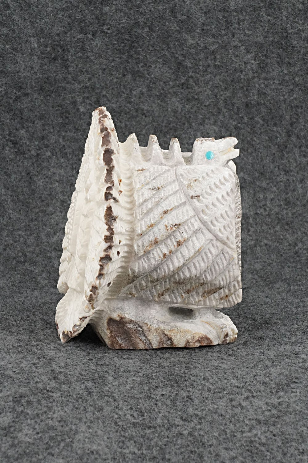 Turkey Zuni Fetish Carving - Garrick Weeka