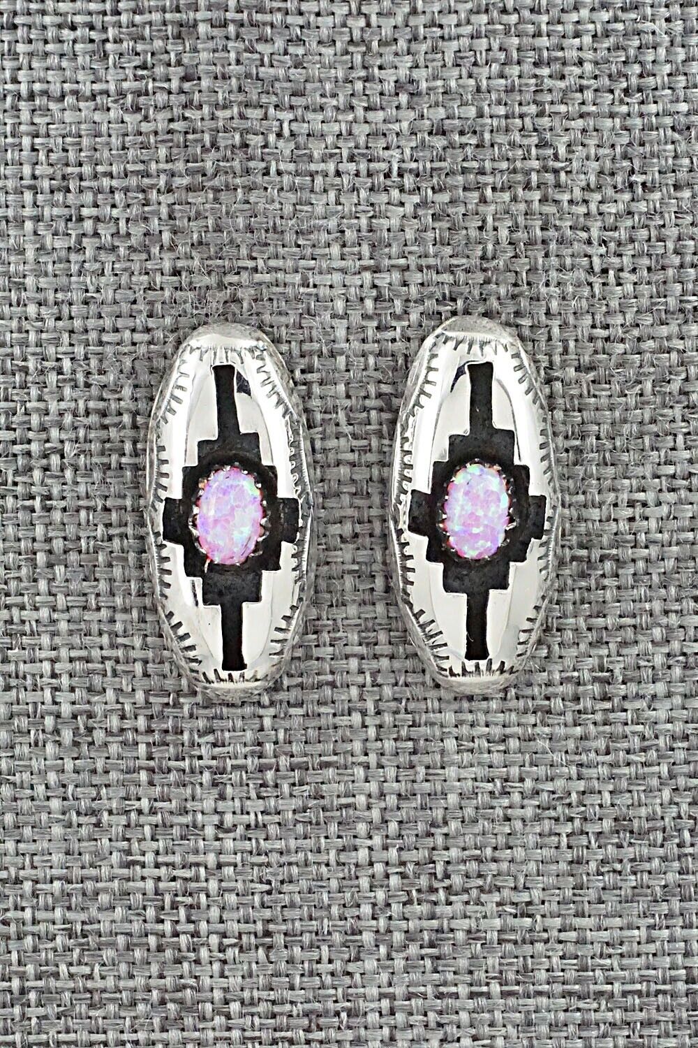 Opalite & Sterling Silver Earrings - Felix Perry