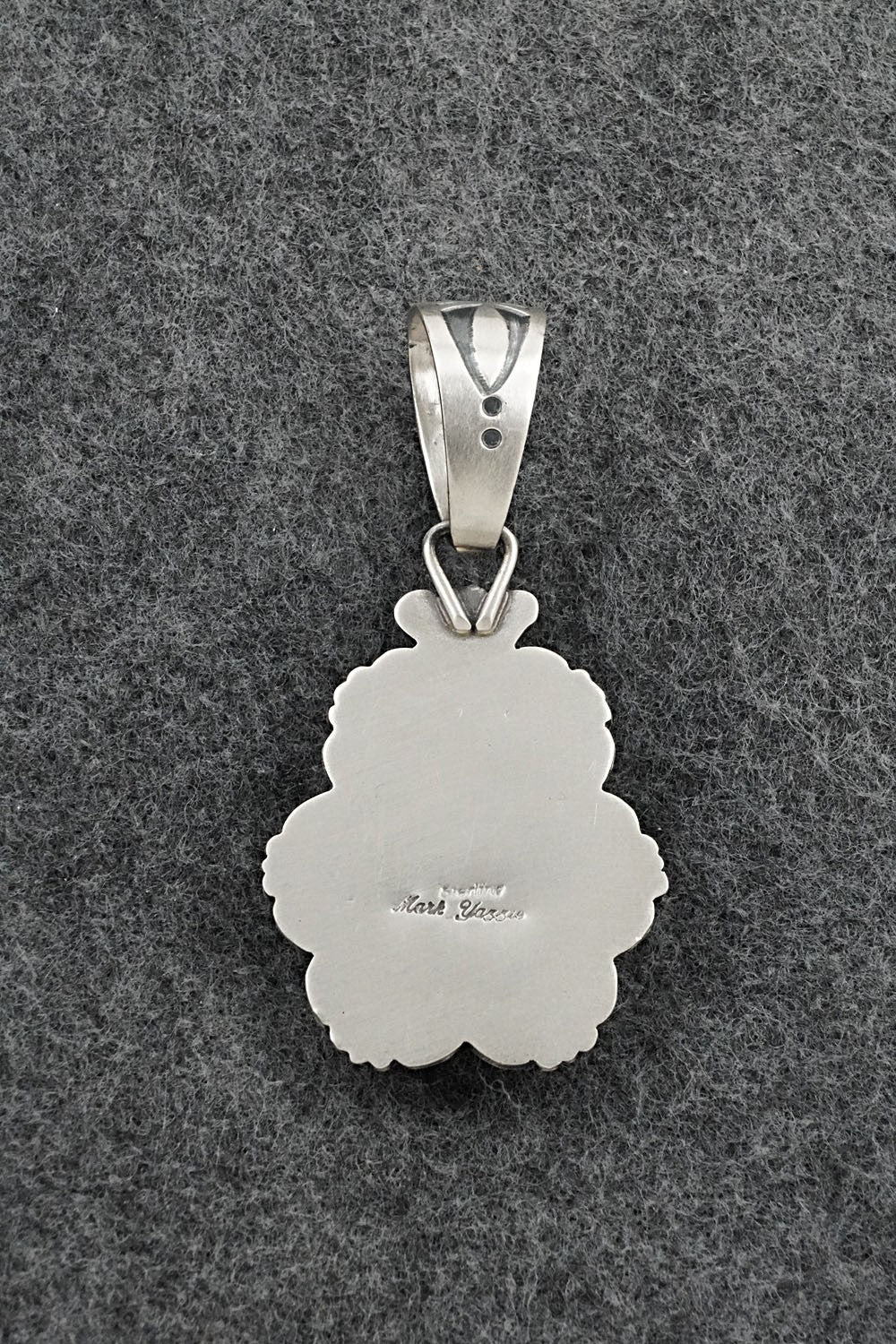 Turquoise & Sterling Silver Pendant - Mark Yazzie