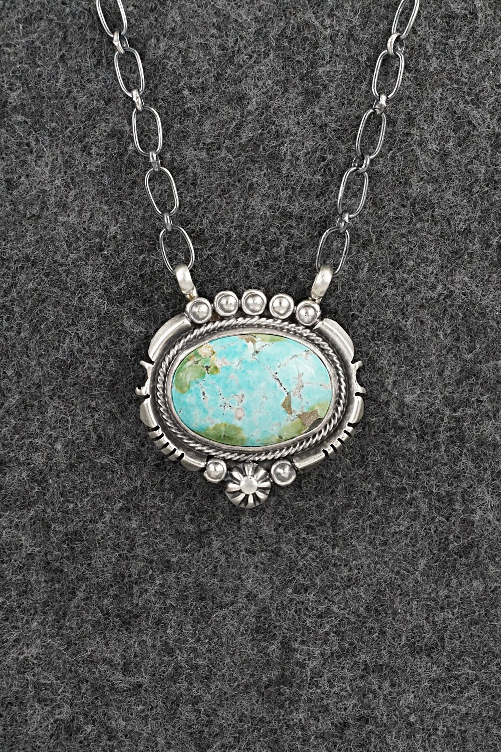 Turquoise & Sterling Silver Necklace - Daniel Benally