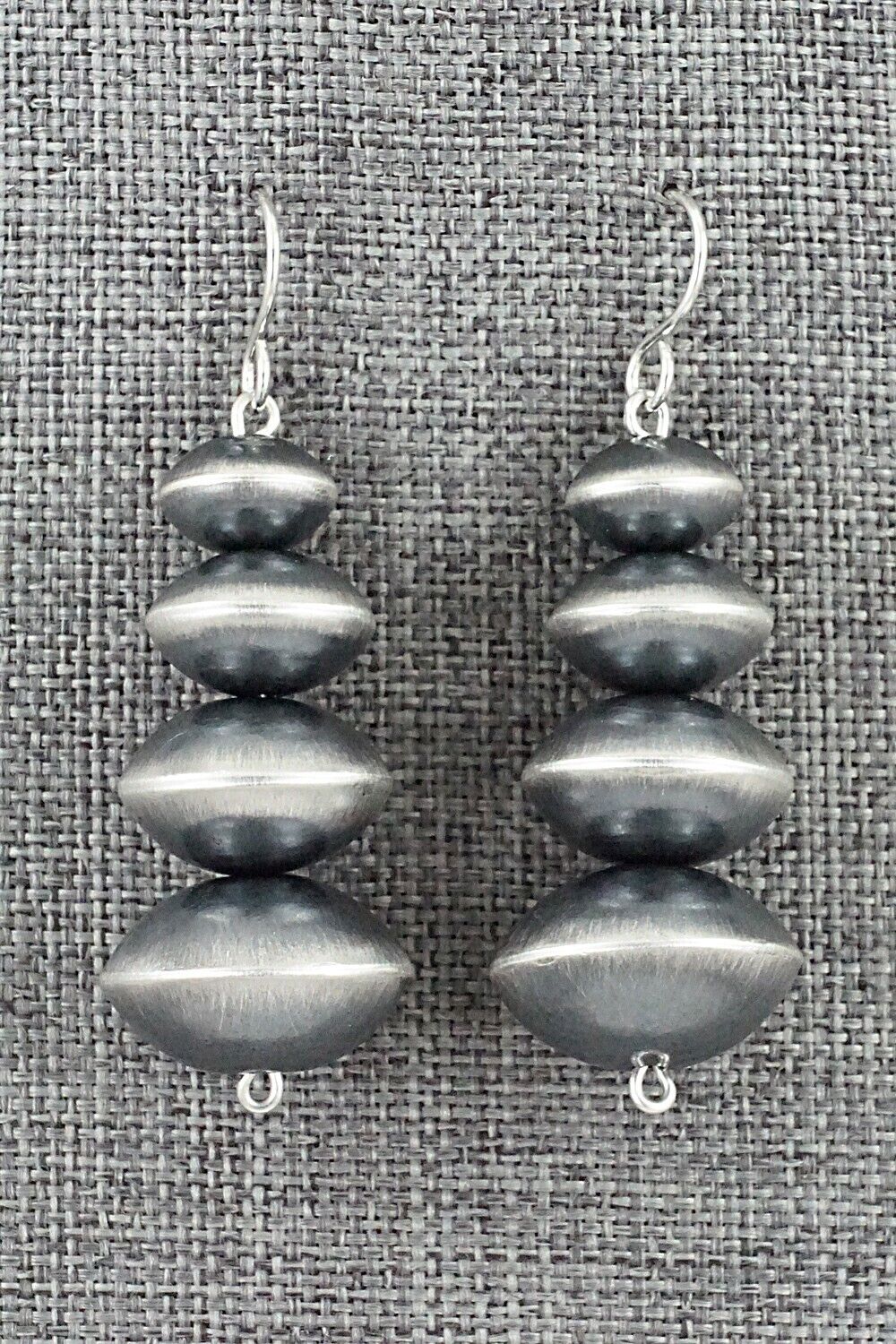 Sterling Silver Navajo Pearl Earrings - Tonisha Haley