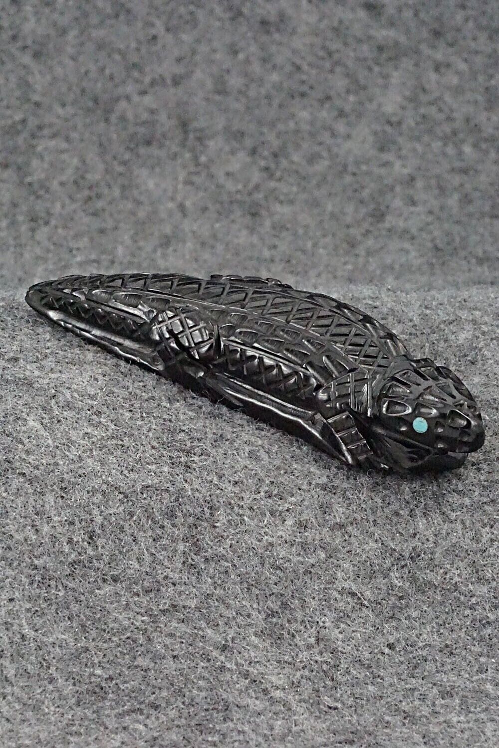 Horned Toad Zuni Fetish Carving - Jensen Charlie
