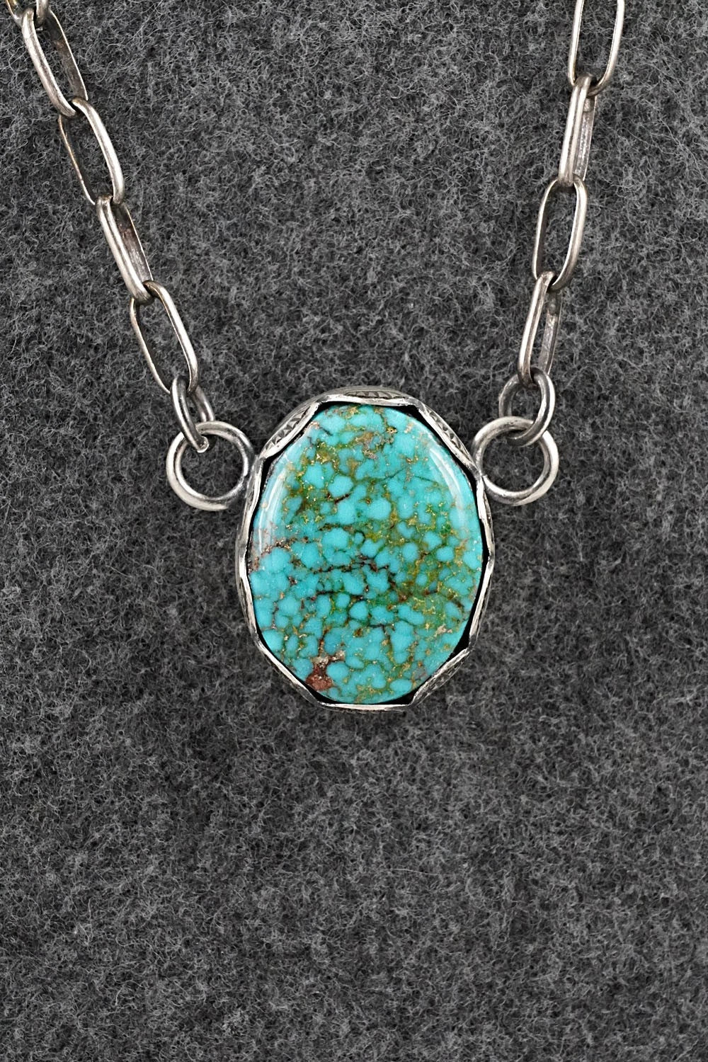 Turquoise & Sterling Silver Necklace - Randy Boyd