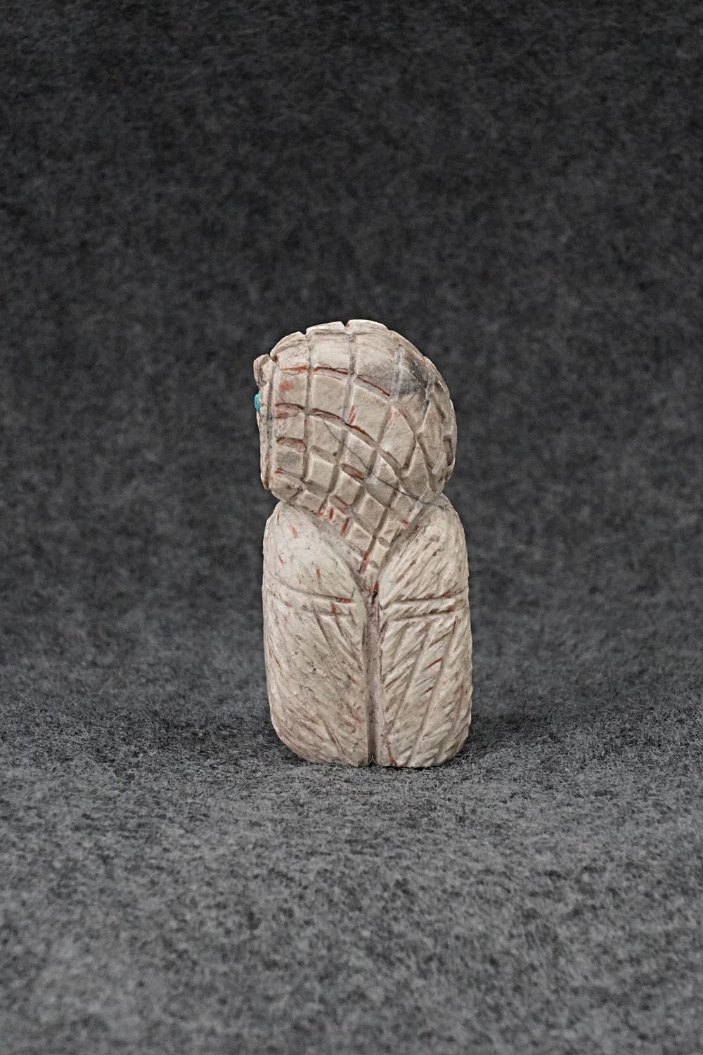 Owl Zuni Fetish Carving - Jonas Hustito