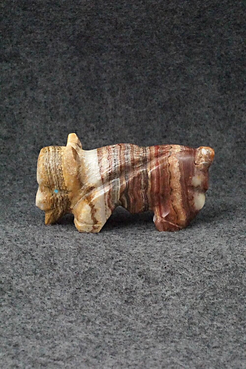 Buffalo Zuni Fetish Carving - Tony Mackel