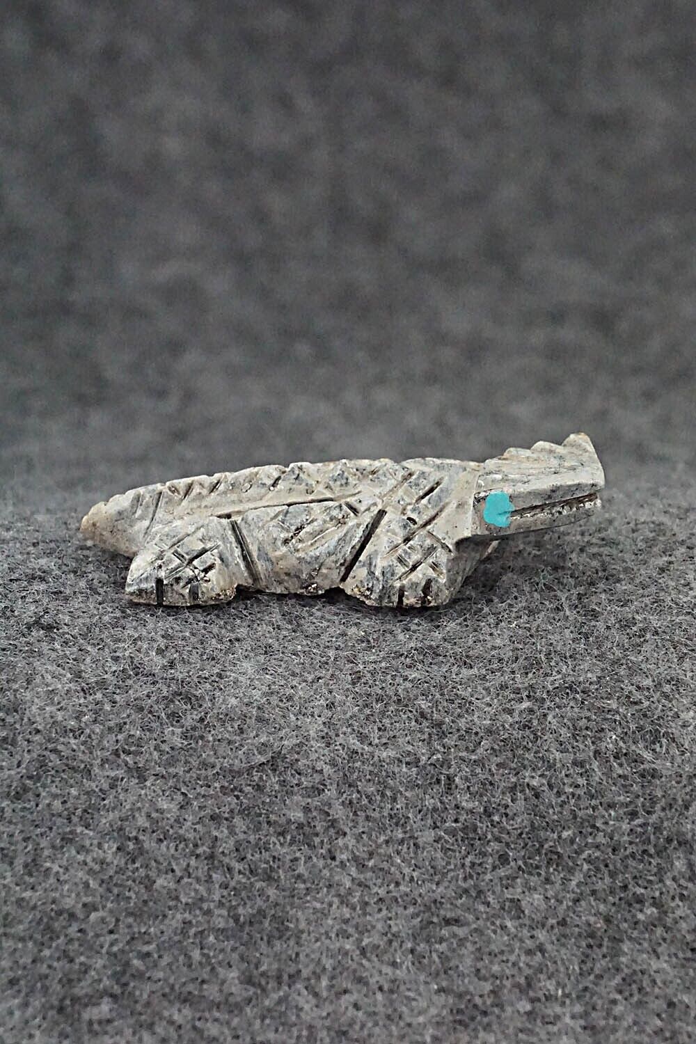 Horned Toad Zuni Fetish Carving - Carl Etsate