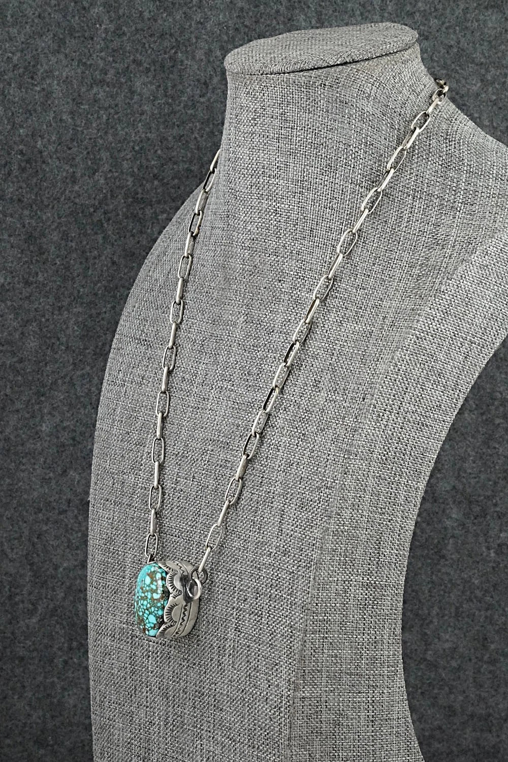 Turquoise & Sterling Silver Necklace - Randy Boyd