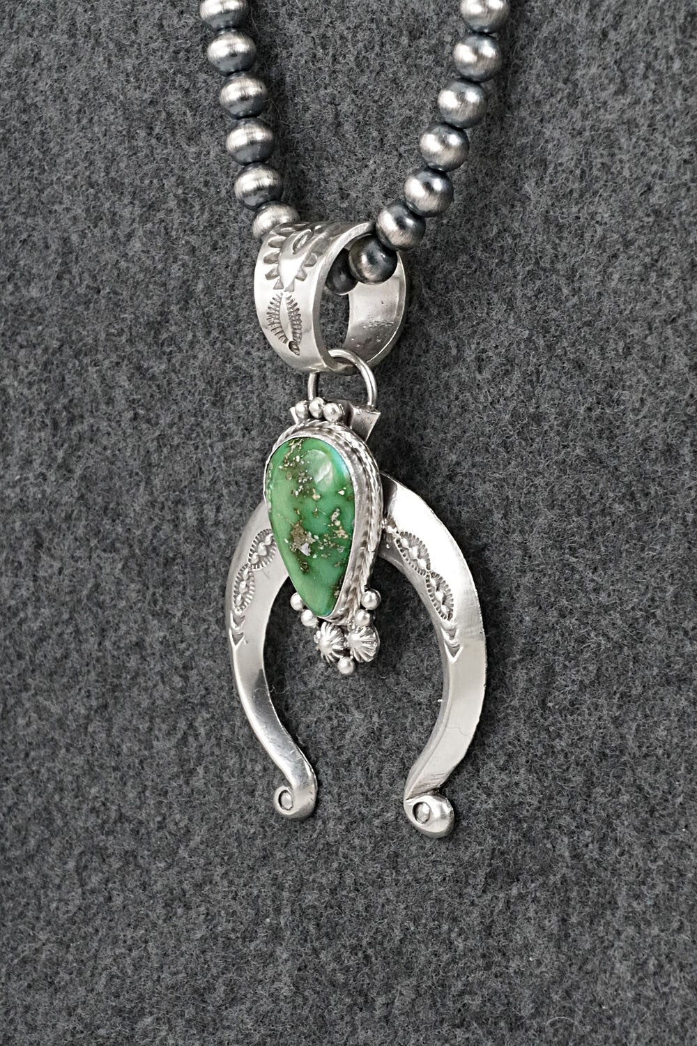 Turquoise & Sterling Silver Necklace - Samuel Yellowhair