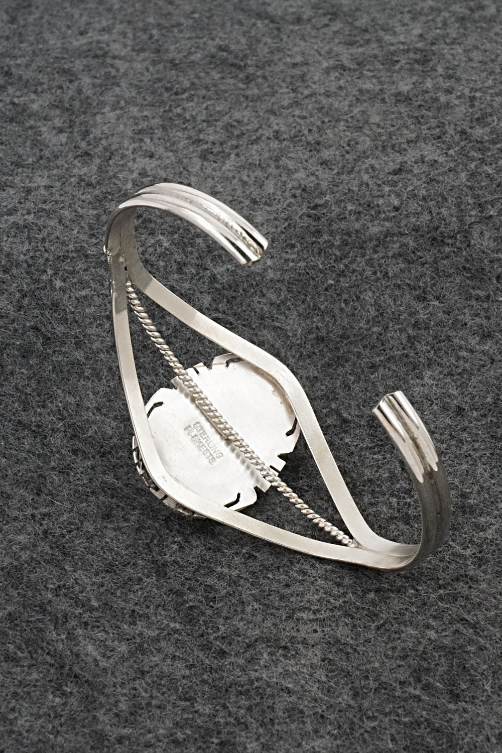 Turquoise & Sterling Silver Bracelet - Peggy Skeets