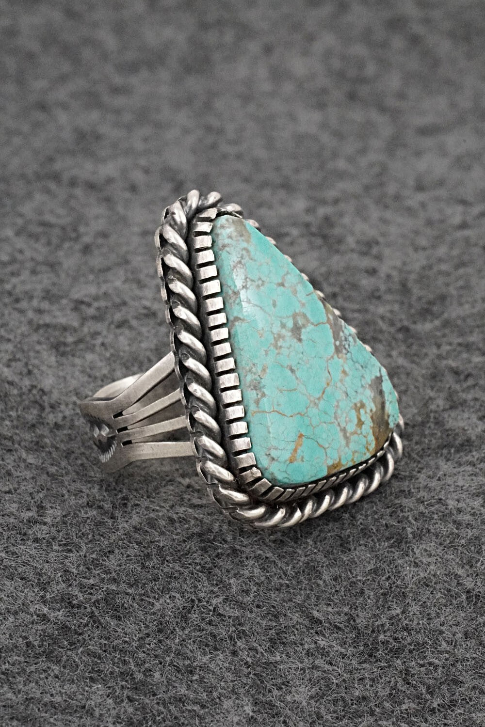 Turquoise & Sterling Silver Ring - Marita Benally - Size 9