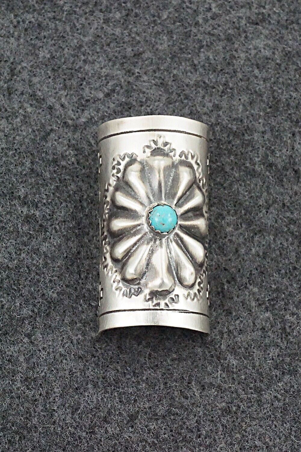 Turquoise & Sterling Silver Hair Pin - Arlene Soce