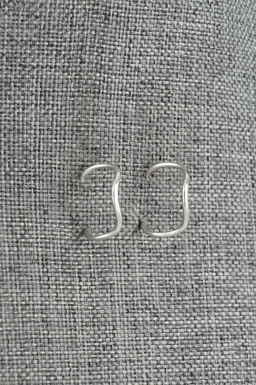 Sterling Silver Hoop Earrings - Elaine Tahe