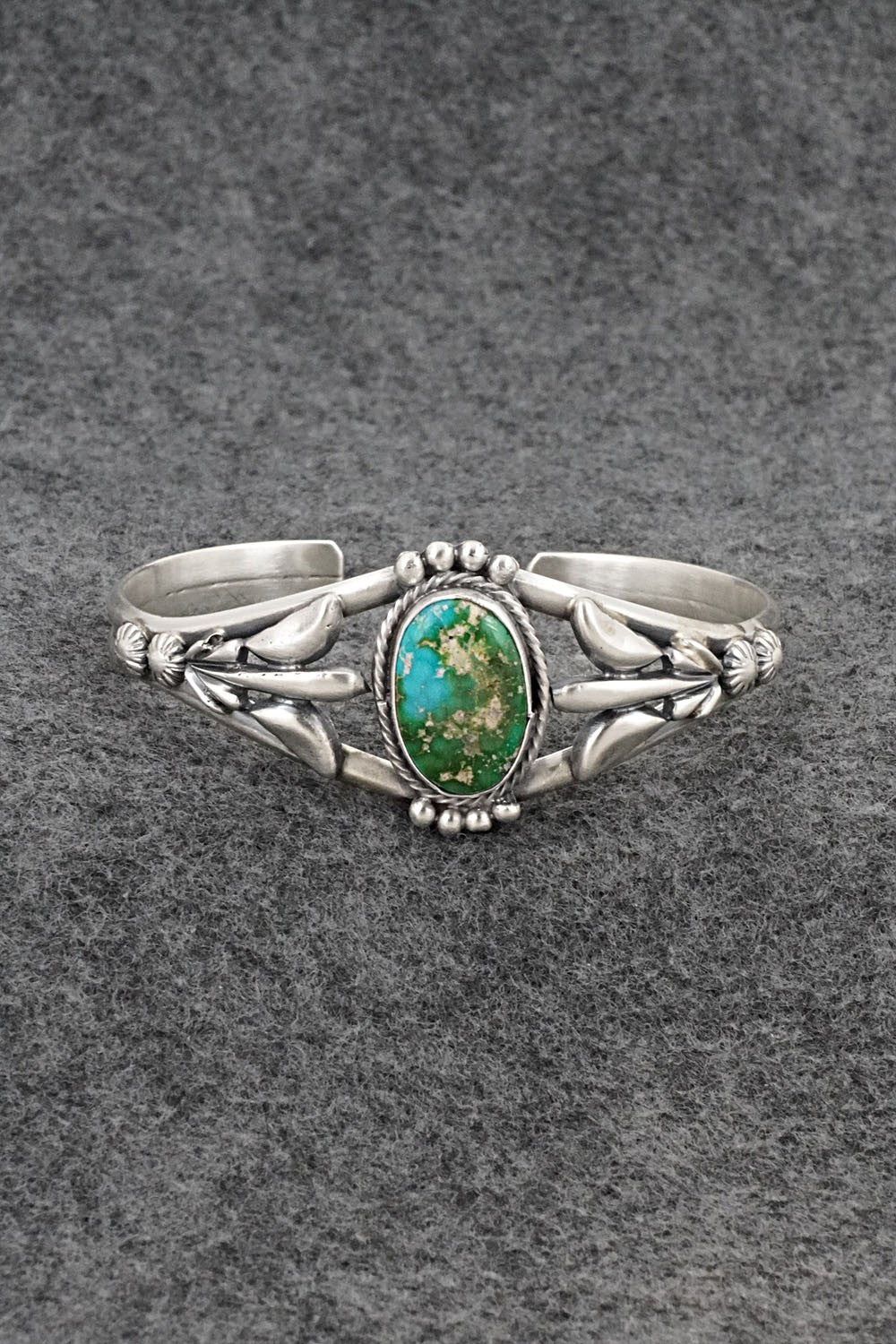 Turquoise & Sterling Silver Bracelet - Bobby Platero