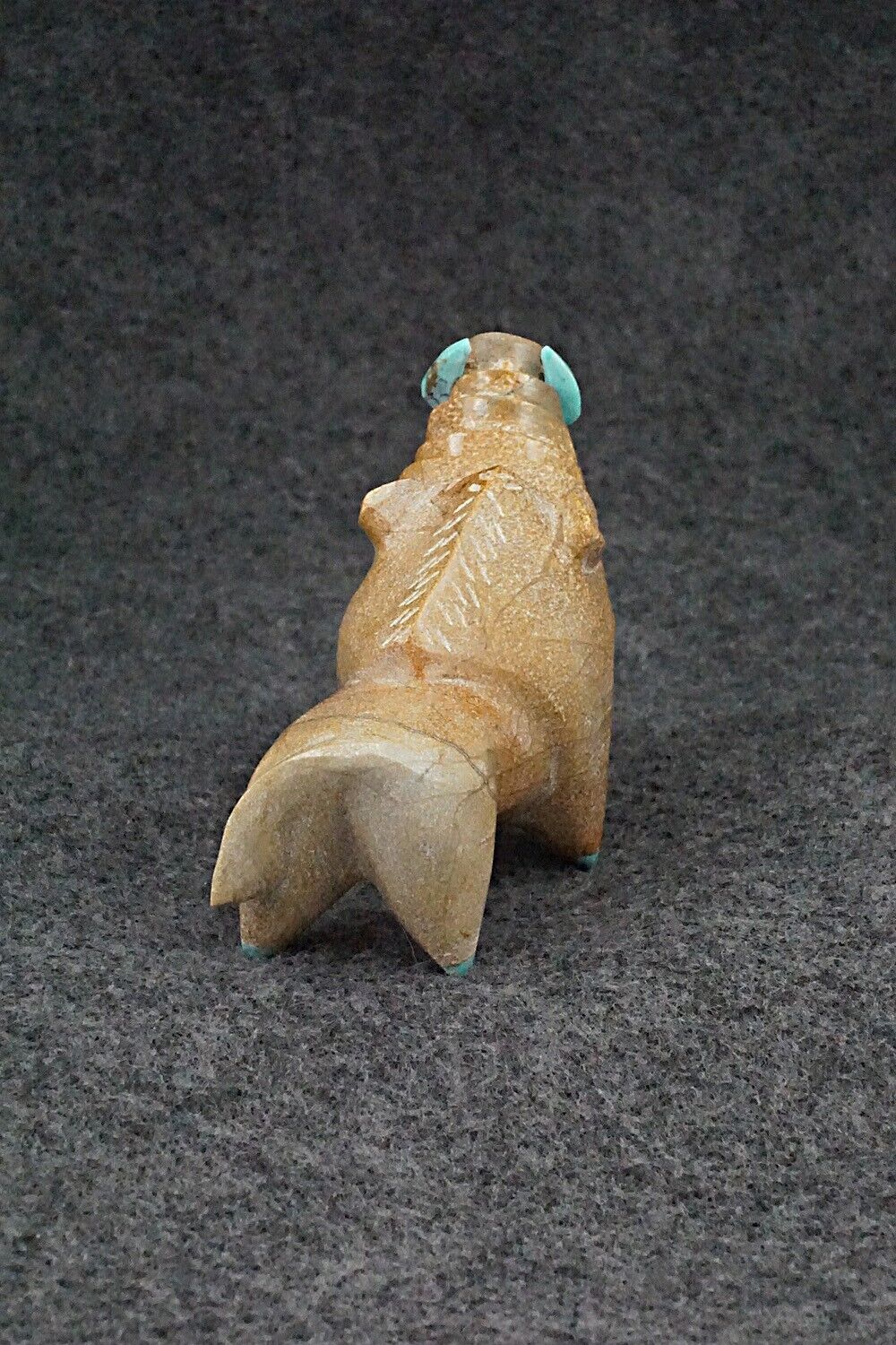 Warthog Zuni Fetish Carving - Enrike Leekya