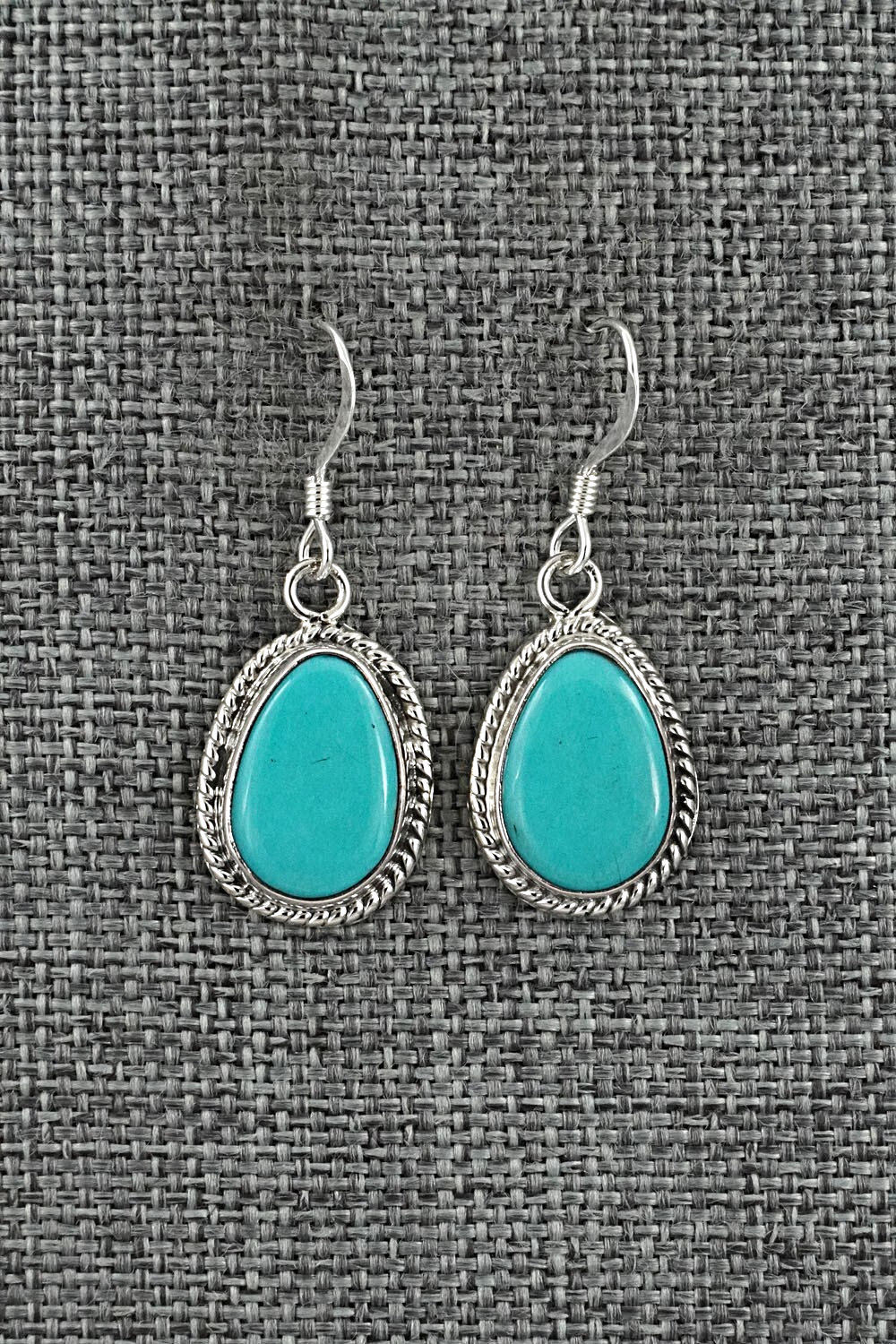 Turquoise & Sterling Silver Earrings - Sharon McCarthy