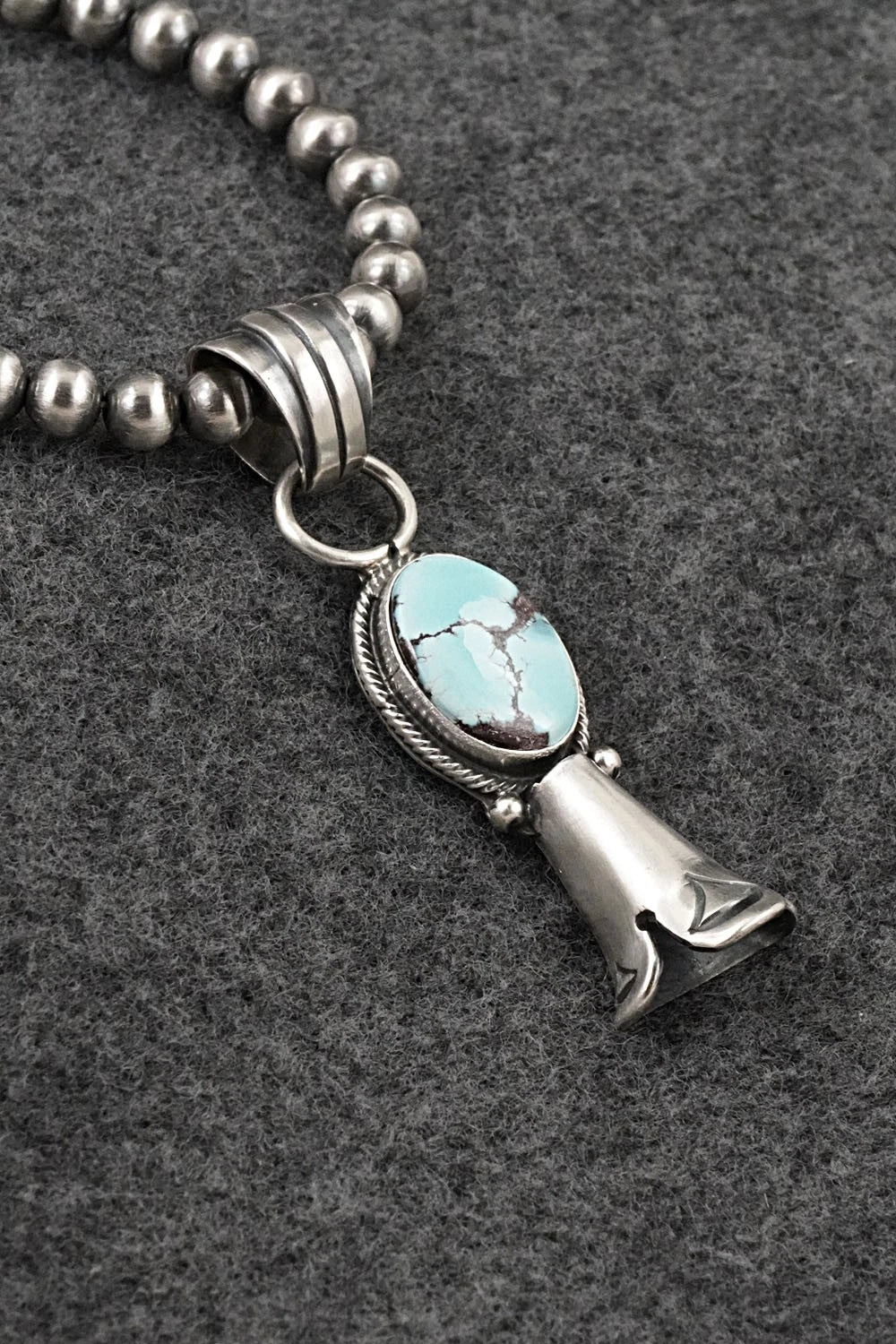 Turquoise & Sterling Silver Necklace - Sharon McCarthy