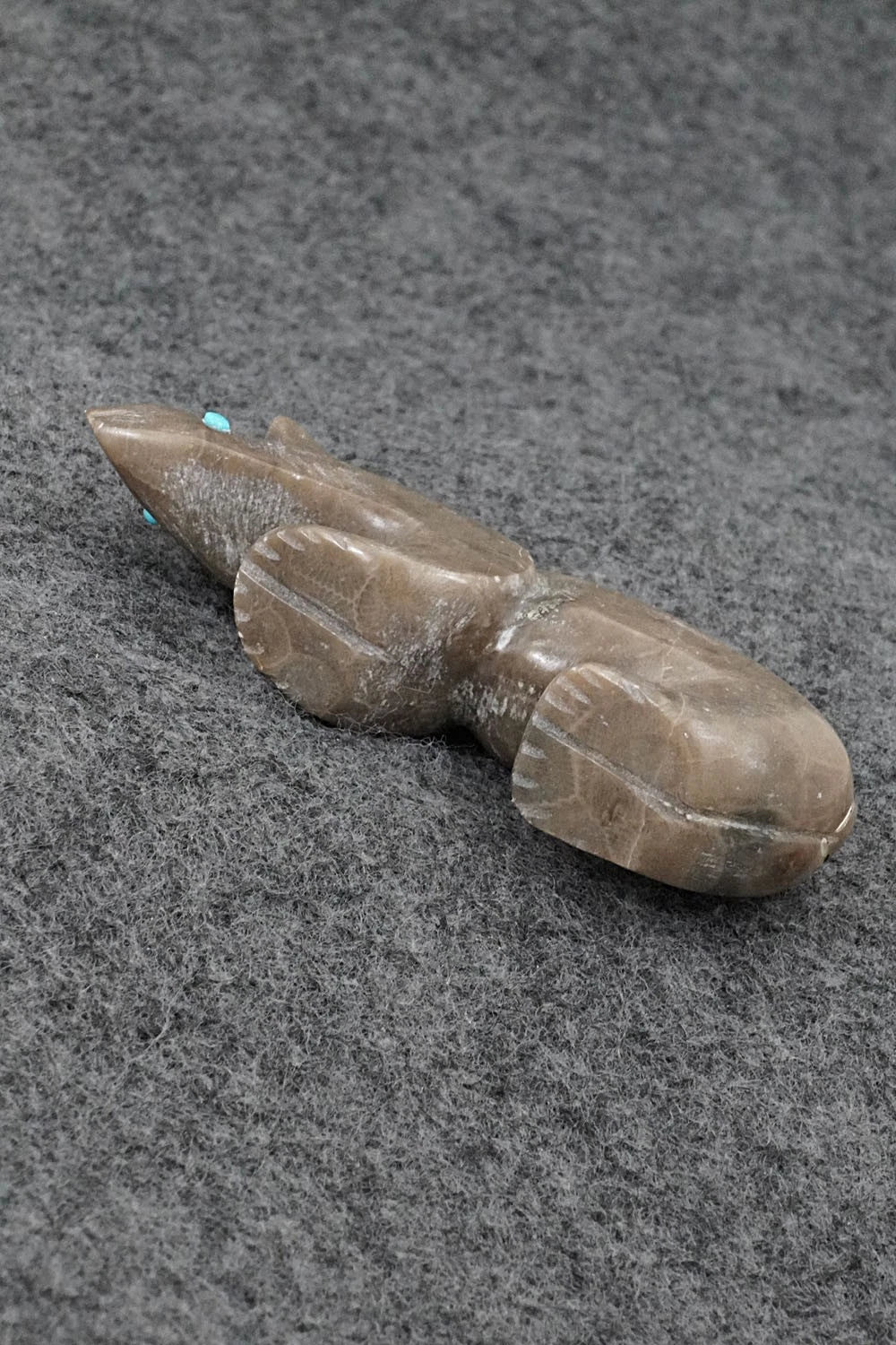 Mountain Lion Zuni Fetish Carving - Ronnie Lunasee